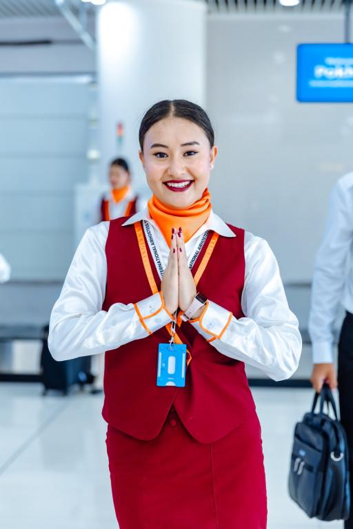 Global Wings-Nepal's No.1 International Airhostess Training Familiarization / Inflight Experience